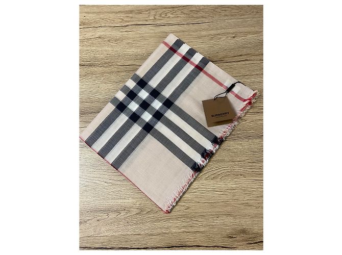 Stola Burberry tartan - vista 4