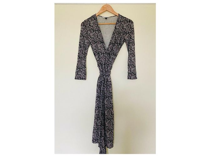 Diane Von Furstenberg DvF Vintage Wickelkleid Mehrfarben - Ansicht 2