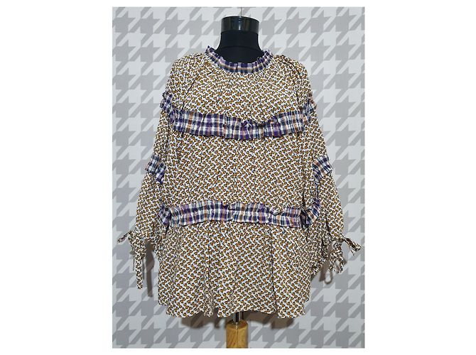 Autre Marque Hofmann Copenhagen Viskose Bluse XL Mehrfarben - Ansicht 3