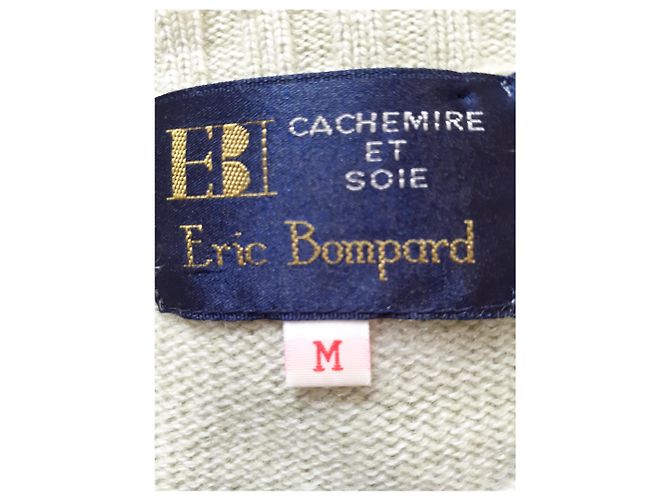 Top Eric Bompard de Cachemira Amarillo Verde Claro M - vista 2