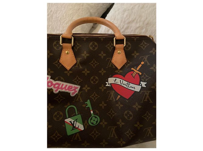 Speedy Borsa veloce 30cm Louis Vuitton edizione limitata Multicolore - vista 2