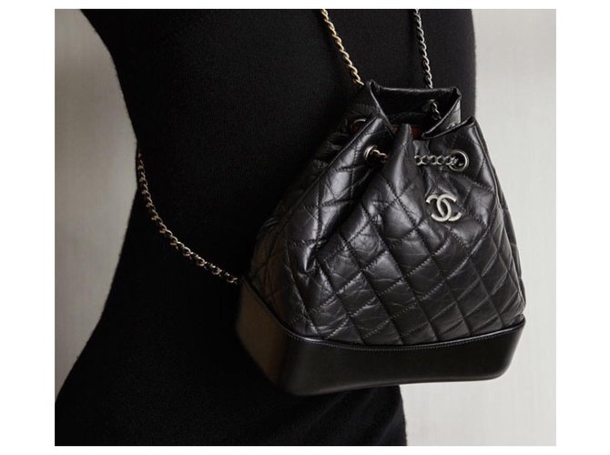 Chanel Gabrielle Rucksack Schwarz - Ansicht 9