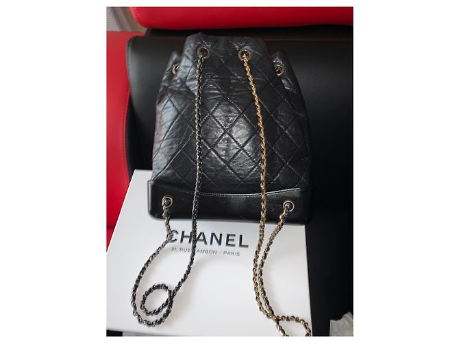 Chanel Gabrielle Rucksack Schwarz - Ansicht 2