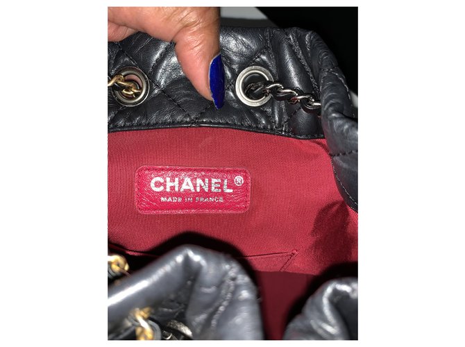 Chanel Gabrielle Rucksack Schwarz - Ansicht 7