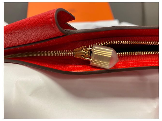 Hermès Borsa piccola Kelly Pocket To Go Rosso - vista 3
