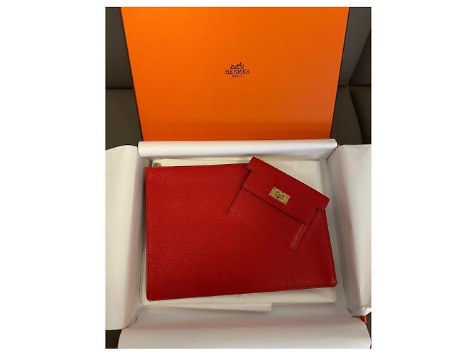 Hermès Borsa piccola Kelly Pocket To Go Rosso - vista 4