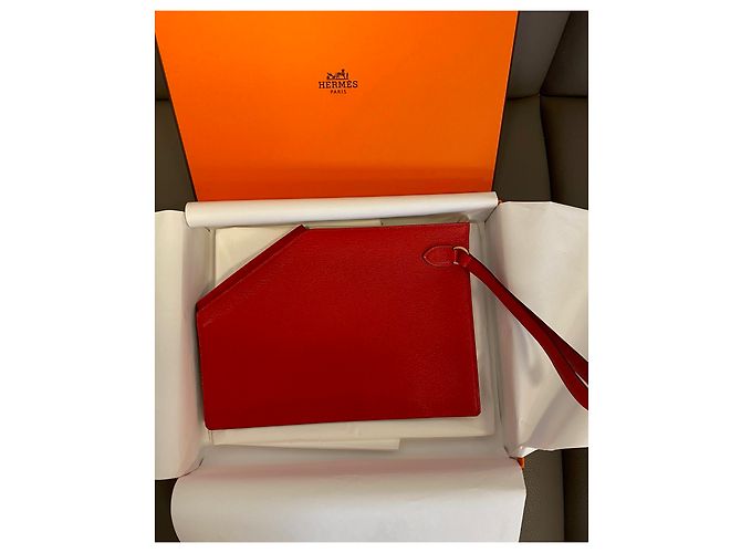 Hermès Borsa piccola Kelly Pocket To Go Rosso - vista 5