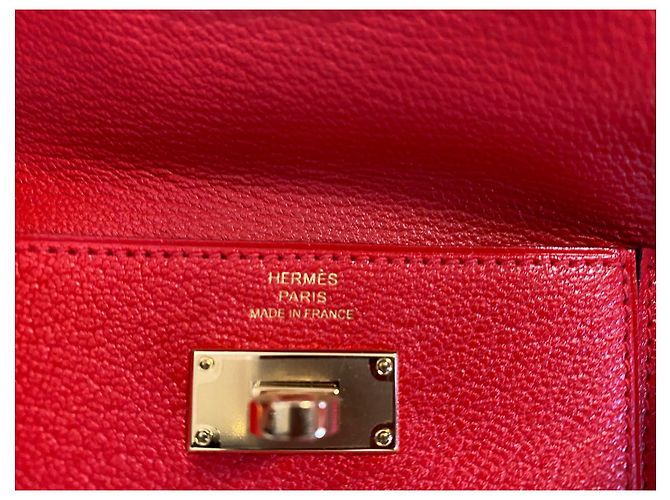 Hermès Borsa piccola Kelly Pocket To Go Rosso - vista 7