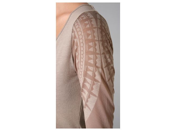Acne Extremes Burnout-Kleid Akne Beige - Ansicht 4