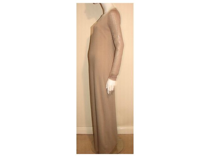 Acne Extremes Burnout-Kleid Akne Beige - Ansicht 8