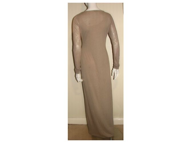 Acne Extremes Burnout-Kleid Akne Beige - Ansicht 9