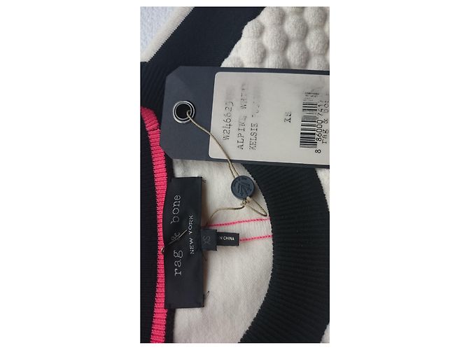 Rag & Bone Kelsie Pullover, size. XS. Blanc - vue 4