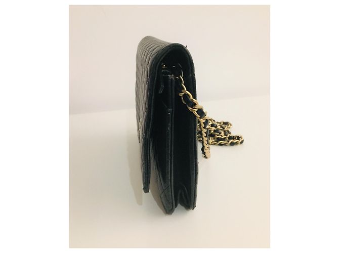 Wallet On Chain Chanel WOC - portafoglio con catena Nero - vista 2