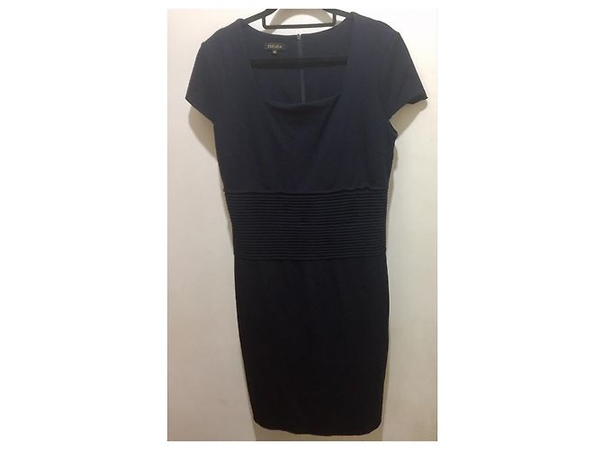 Escada Kleid Dunkelblau Viskose Marineblau - Ansicht 5