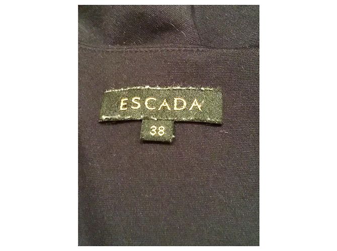 Escada Kleid Dunkelblau Viskose Marineblau - Ansicht 6