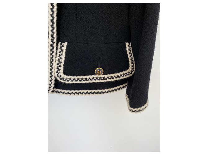 Chanel Chaquetas Negro Blanco - vista 6
