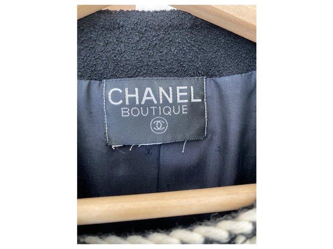 Chanel Chaquetas Negro Blanco - vista 7