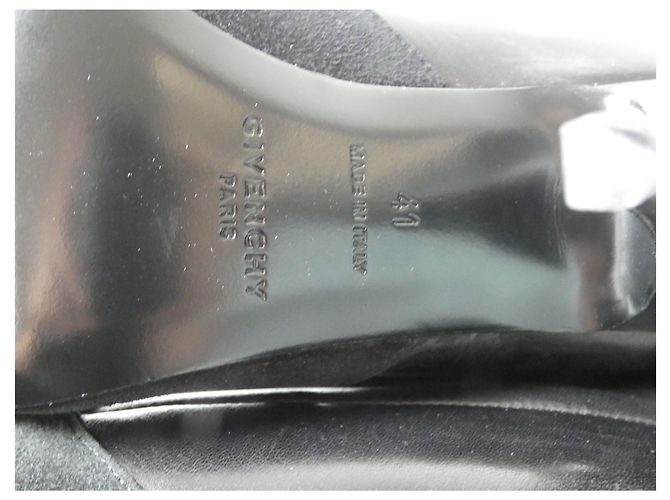 Stivaletti Givenchy in pelle e camoscio nero Taglia 41 - vista 12