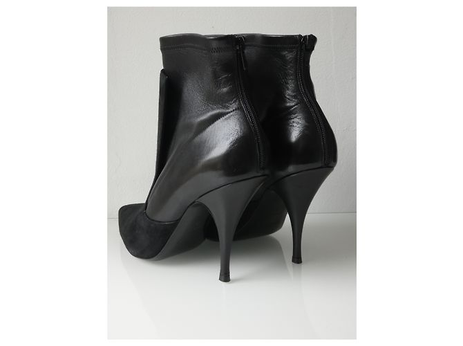 Stivaletti Givenchy in pelle e camoscio nero Taglia 41 - vista 4