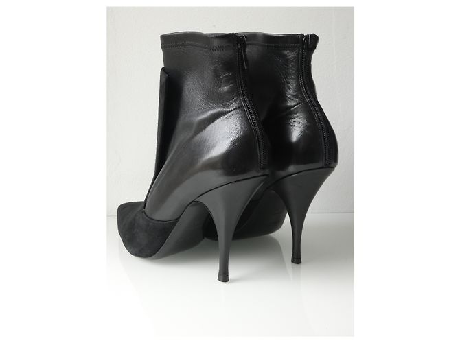 Stivaletti Givenchy in pelle e camoscio nero Taglia 41 - vista 5