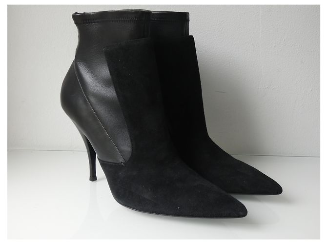 Stivaletti Givenchy in pelle e camoscio nero Taglia 41 - vista 7