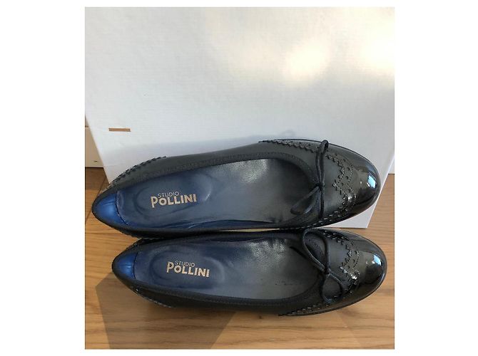 Studio Pollini BALLET GRAN CUÑA BAJA POLLINI Negro - vista 3