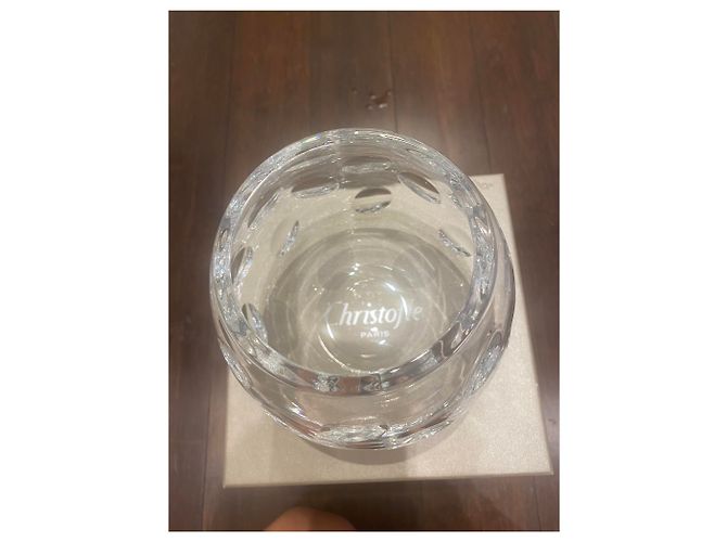 Christofle crystal vase White - view 2