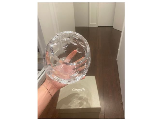 Christofle crystal vase White - view 4