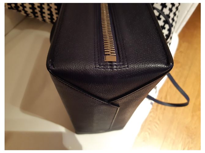 Borsa Balenciaga Papier mini blu in pelle - vista 2