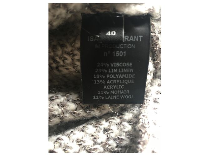 Suéter Isabel Marant de lana beige - vista 3
