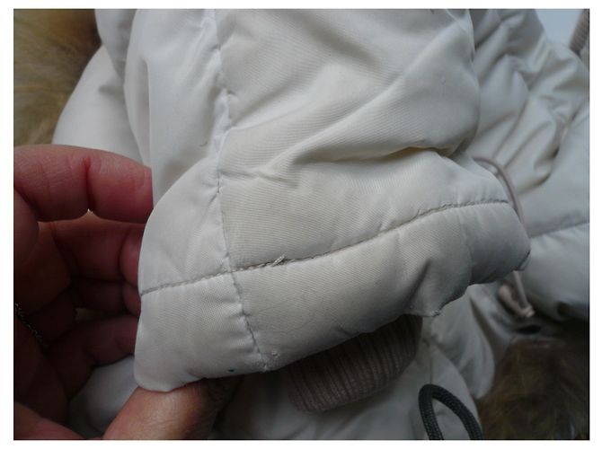 BONPOINT Hellrosa lange Daunenjacke 3 ans Pink - Ansicht 2