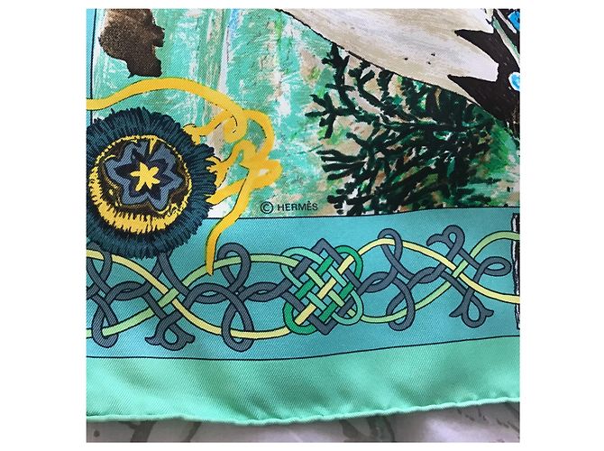 Hermès Las plumas del oeste Multicolor - vista 11