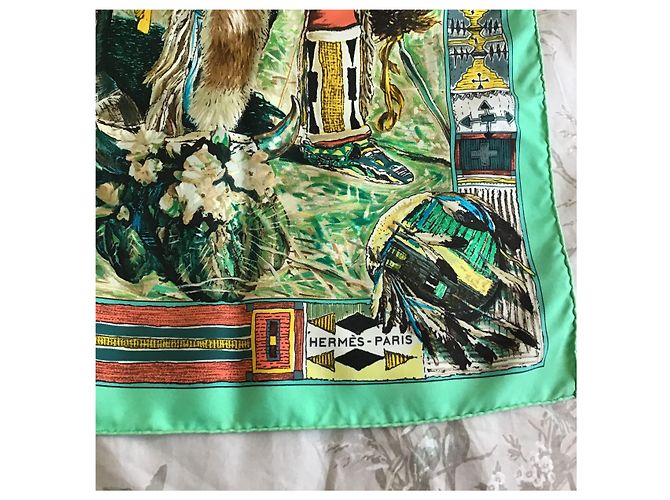 Hermès Las plumas del oeste Multicolor - vista 13