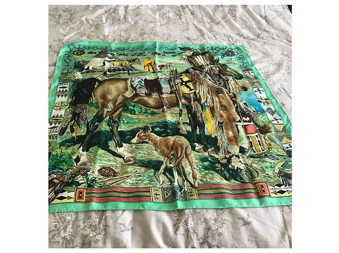 Hermès Las plumas del oeste Multicolor - vista 3