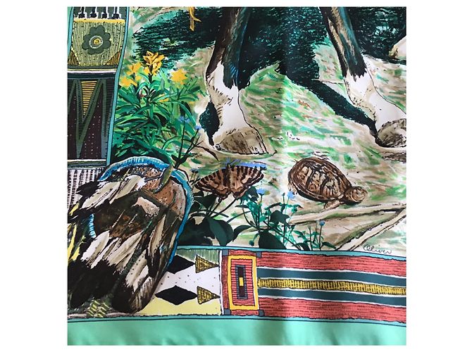 Hermès Las plumas del oeste Multicolor - vista 7