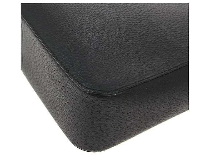 Marmont Bolsa Gucci de couro preto de bambu para noite com alça com alça - vista 3