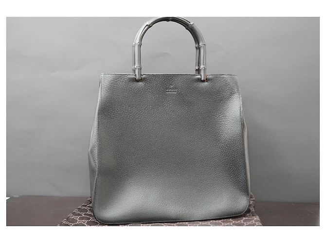 Marmont Bolsa Gucci de couro preto de bambu para noite com alça com alça - vista 7