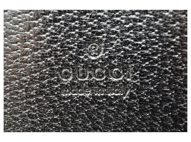 Marmont Bolsa Gucci de couro preto de bambu para noite com alça com alça - vista 8
