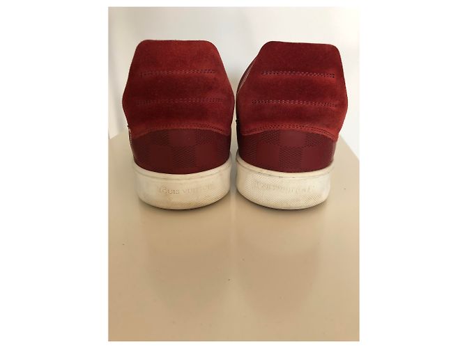 Louis Vuitton Sneakers Rouge - vue 3
