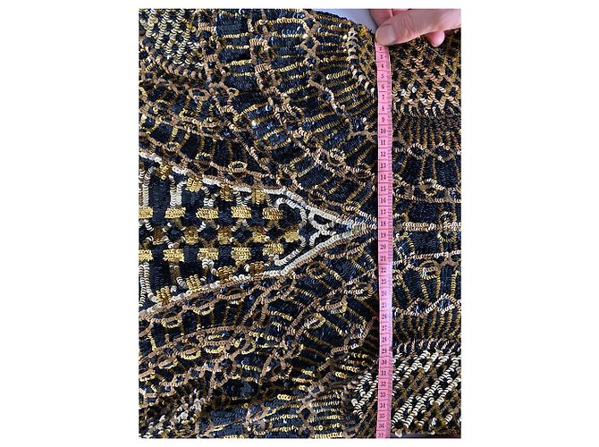 Balmain Kleid goldfarben Nylon Golden - Ansicht 10
