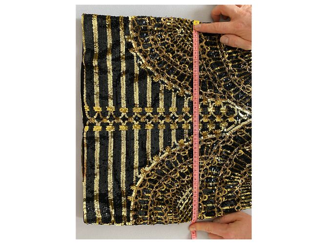 Balmain Kleid goldfarben Nylon Golden - Ansicht 11