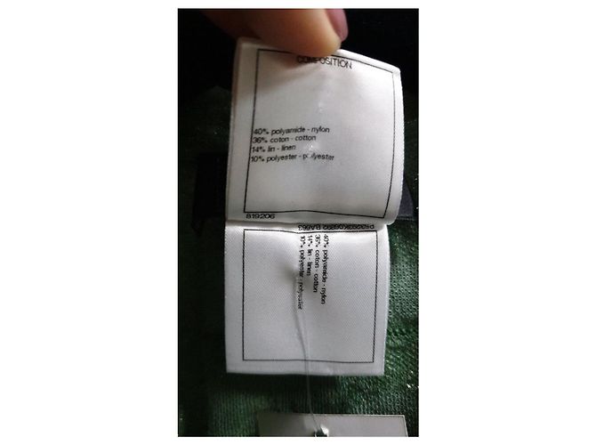 Crociera Chanel Parigi Seul 2016 Camicetta superiore verde - vista 8