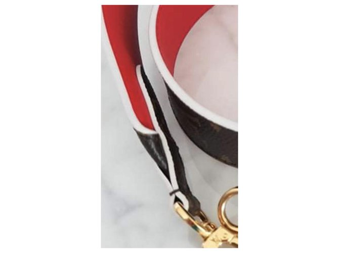 Tracolla rossa e mono louis vuitton Rosso - vista 7