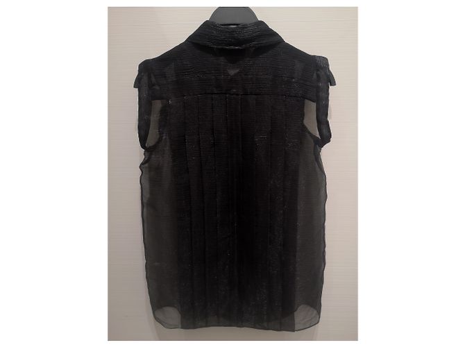 Chanel blusa Preto - vista 4