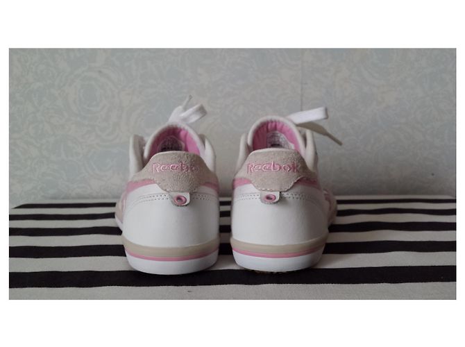 Reebok sneaker in tela e pelle Bianco - vista 3