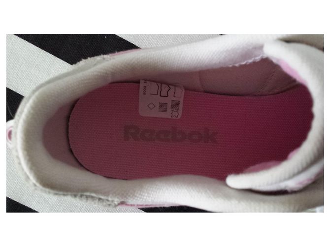 Reebok sneaker in tela e pelle Bianco - vista 5