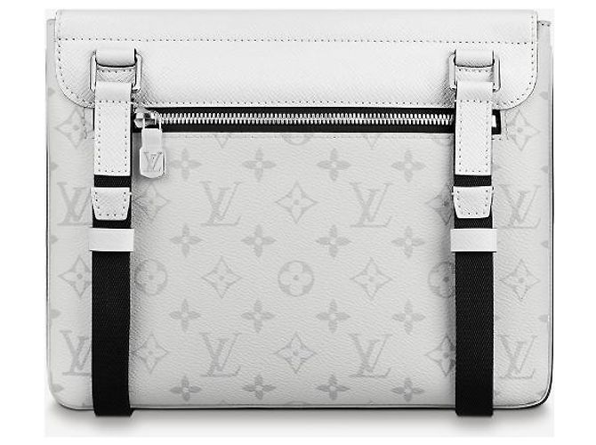 Louis Vuitton Messenger LV Outdoor Flap Bianco - vista 2