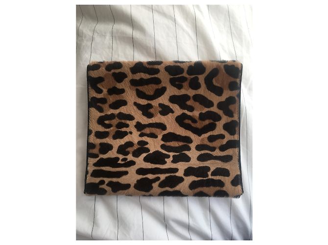 Pochette Christian Dior Marrone Scuro Pelle di Vitello - vista 2