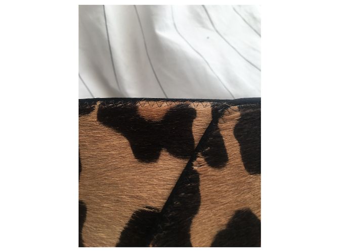 Pochette Christian Dior Marrone Scuro Pelle di Vitello - vista 4