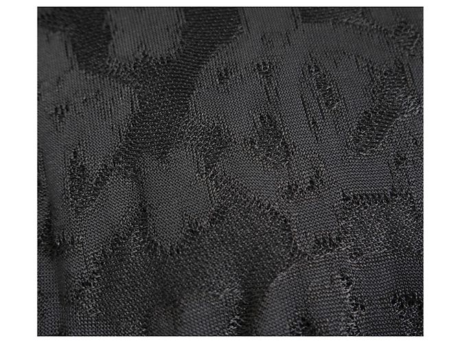 Chanel SS20 Rüschen CC Strickkleid Schwarz - Ansicht 7